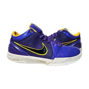 Nike Kobe 4 Protro x Undefeated Court Mens 10.5 Purple Lakers CQ3869-500